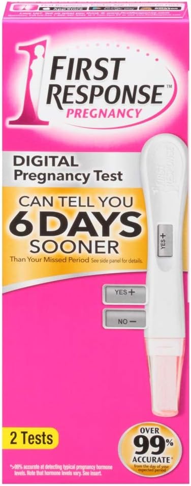 FIRST RESPONSE Gold Digital Early Result Pregnancy Tests 2 Each (Pack of 4)
