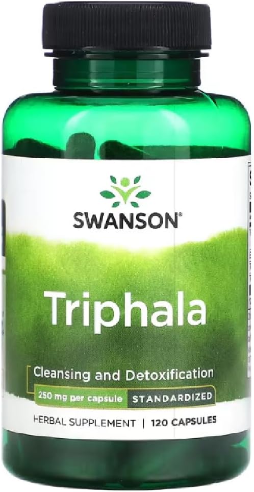 Swanson - Triphala, 250mg | Digestive Health and Detox Support - 120 Capsules