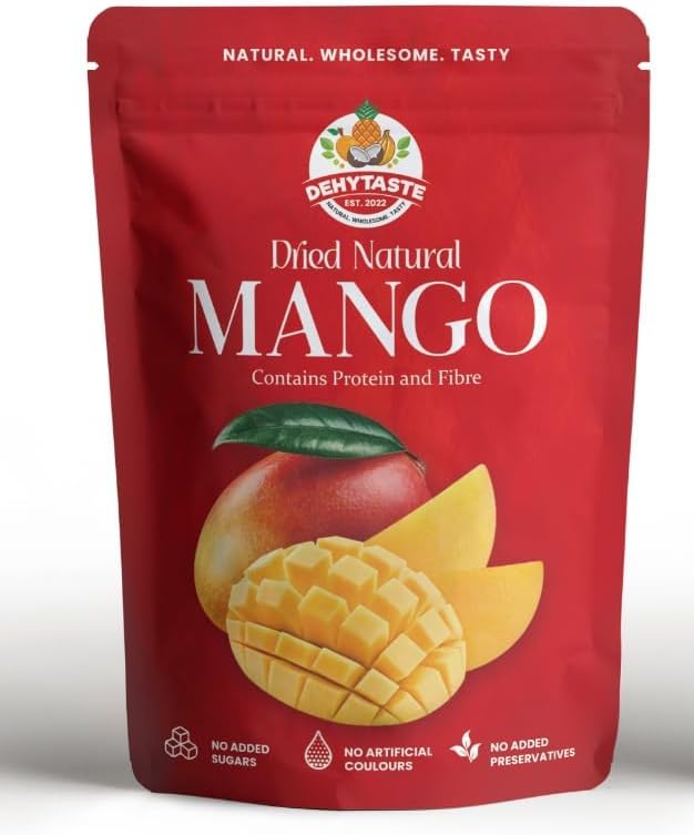 Premium Dried Tropical Mango. Snack. Healthy Snack.