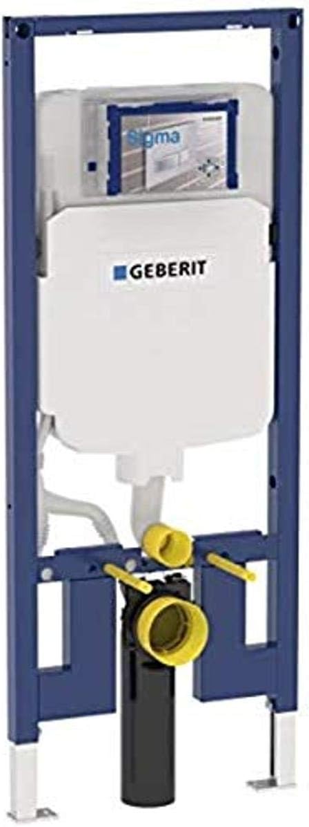 Geberit G111597001 Geberit Duofix 0.8/1.28 GPF Carrier and Concealed Tank for Wall-Hung Toilets 2x4
