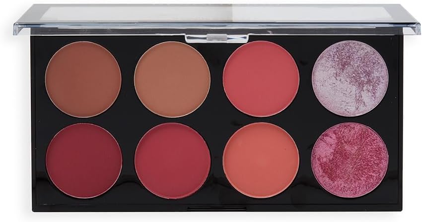 Revolution Beauty London, Ultra, Blush Palette, Sugar & Spice, 8 Shades,12.8g