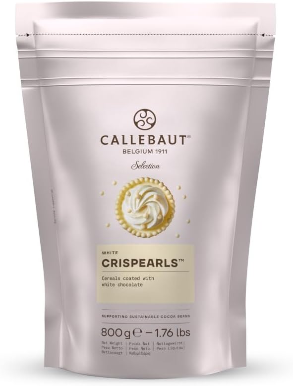 Callebaut White Chocolate Crispearls CEW, CC, W1CRIE0, W97, 800g