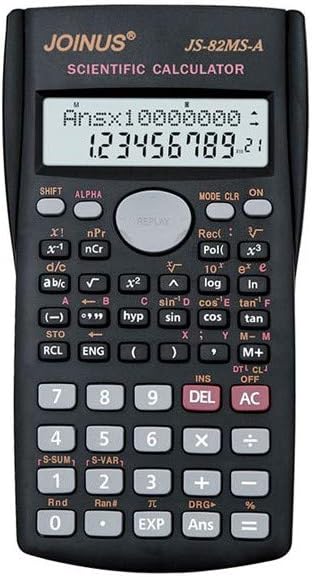 Joinus scientific calculator - Student calculator (black).