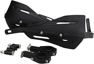 Hand Guards Dirt Bike Handguards Upgrade Black Aluminum Brush Bar Universal Motorcycle Hand Guard Bark Busters for ATV Quad CR CRF YZF KXF RMZ BSE Motocross Pit Bike Racing KAYO (Black)