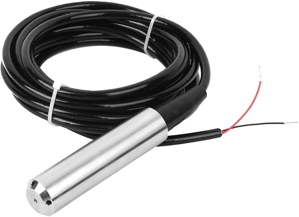 Liquid Level Sensor, TL-136 12-32VDC 4-20mA Signal Output Anti-blocking Water Level Sensor Detector, Liquid Level Transmitter(0-1m)