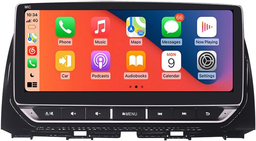 for Mazda CX5 CX-5 Radio 2012-2015 with 10.25" IPS Touchscreen Wireless Carplay Android Auto GPS Navigation for Car Stereo Head Unit Built-in DSP with Free Backup Camera (4GB RAM+64GB ROM)