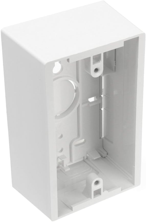 Leviton Surface Mount Backbox, Single Gang, 1.89", 42777-1WA, White