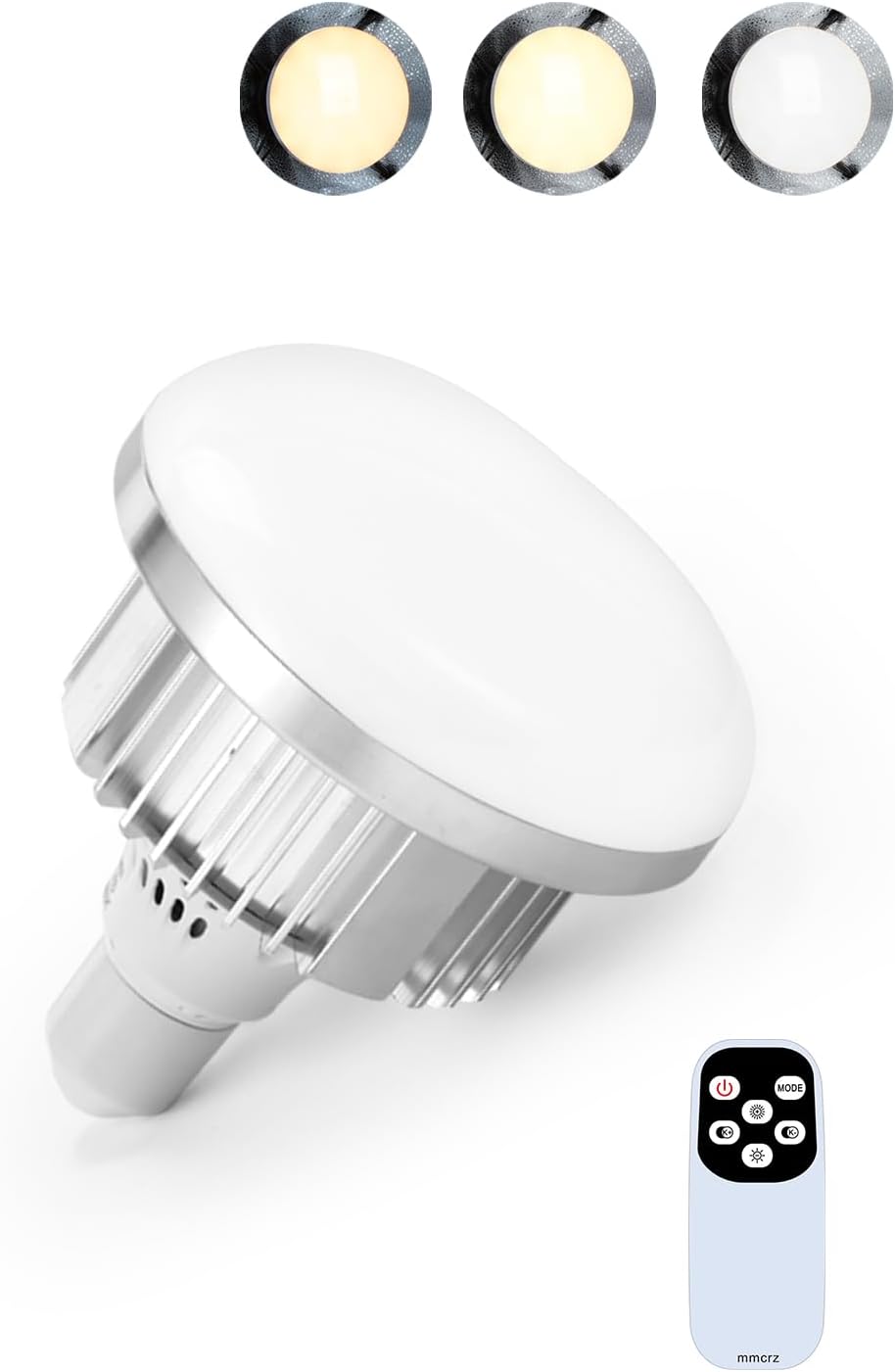 85W E27 LED Light Bulb for Umbrella/Softbox Lighting Kit, Dimmable Color Temperature 2700-6500K Remote Control Lamps for Photography Photo Video Studio, Portrait Shooting