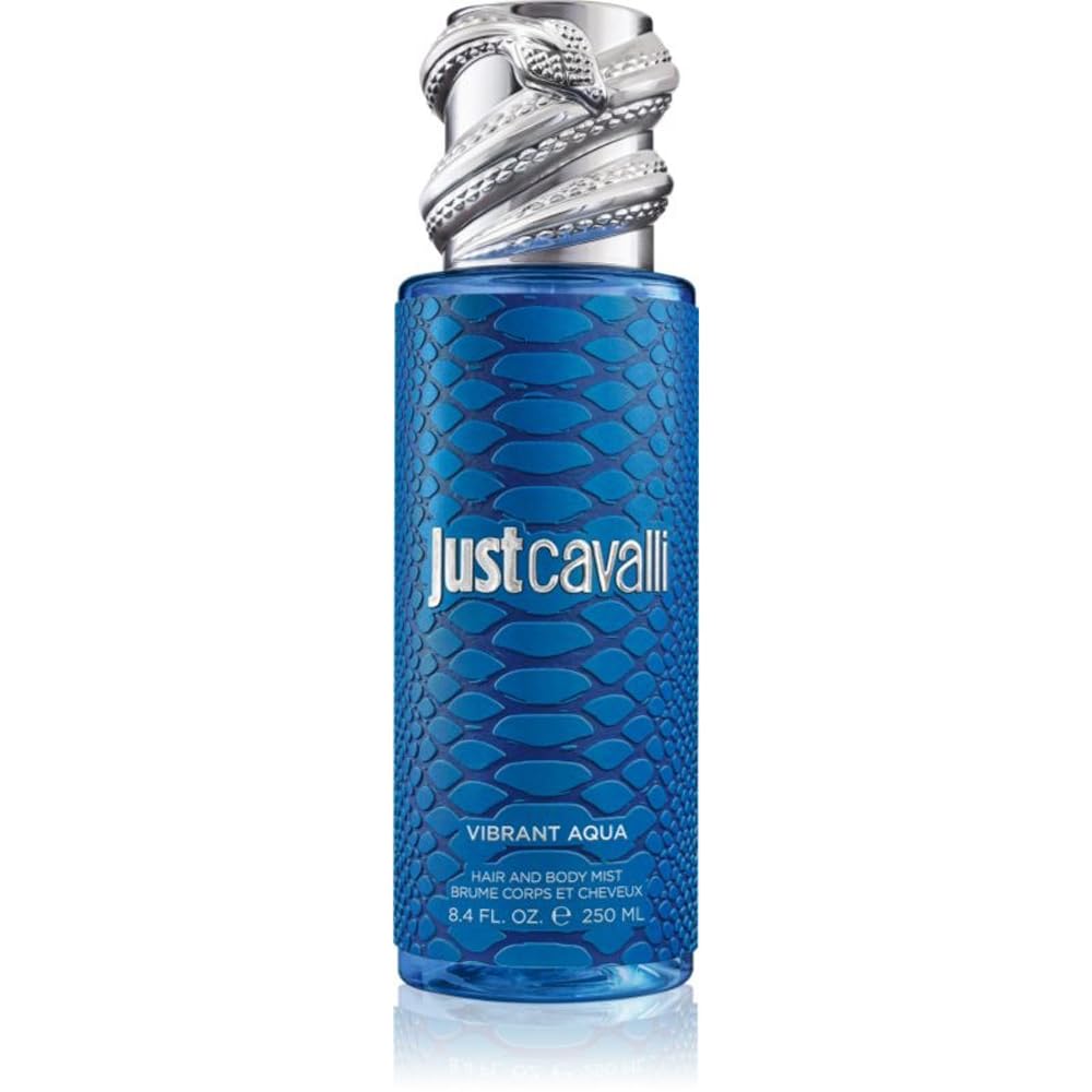 Just Cavalli Hair & Body Mist Vibrant Aqua, 8.4 Fl. Oz.