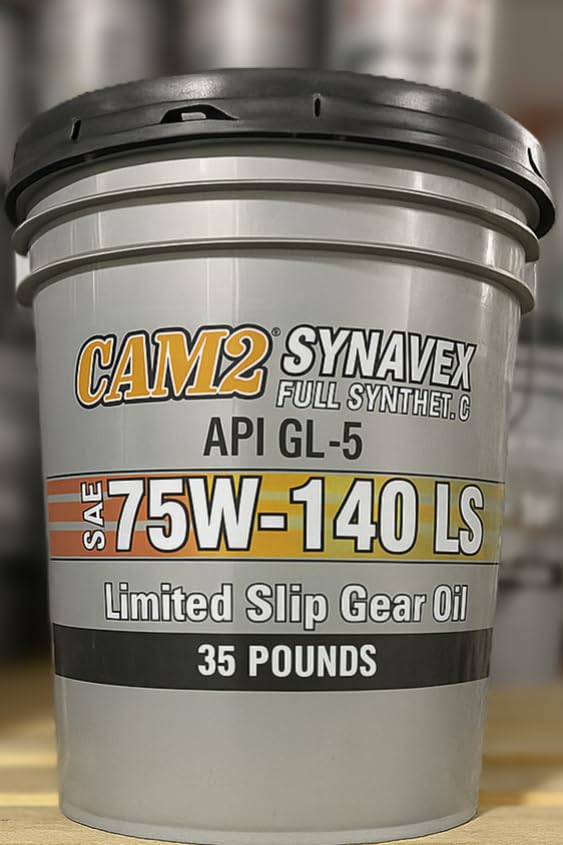 CAM2 Synavex Full Synthetic, 75W-140 LS, Gear Lubricant 5 Gallon Pail