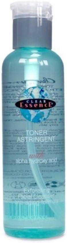 Clear Essence Anti-Aging Skin Toner Astringent with Alpha Hydroxy Acid 236ml