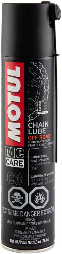 Motul Motorcycle On Road Chain Lube C3 400ml 9.3 Ounce Can