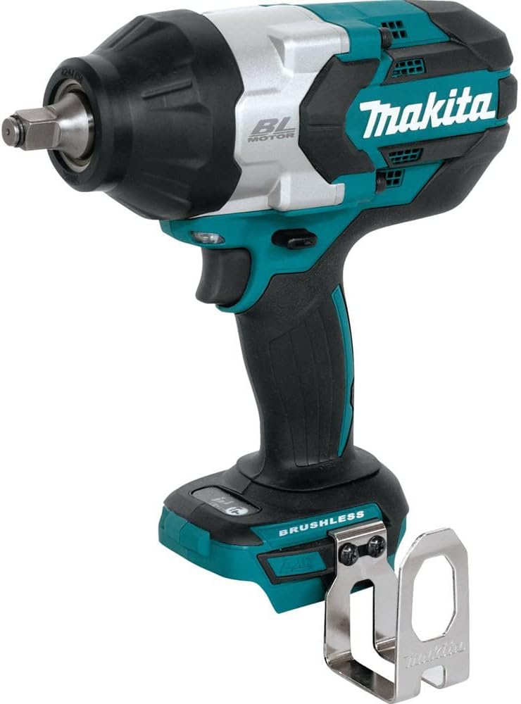 Makita XWT08Z 18V LXT® Lithium-Ion Brushless Cordless High-Torque 1/2" Sq. Drive Impact Wrench, Tool Only