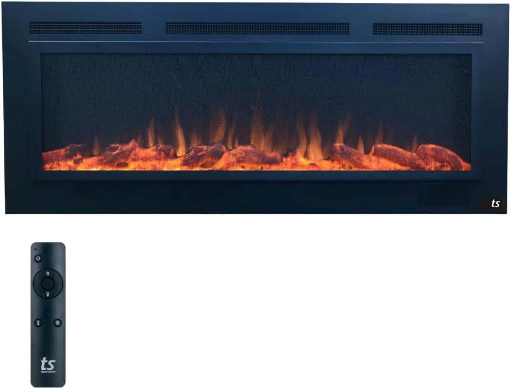 Touchstone Sideline Anti-Glare Screen-Front 50" 80013 Electric Fireplace - 1,500W Heater