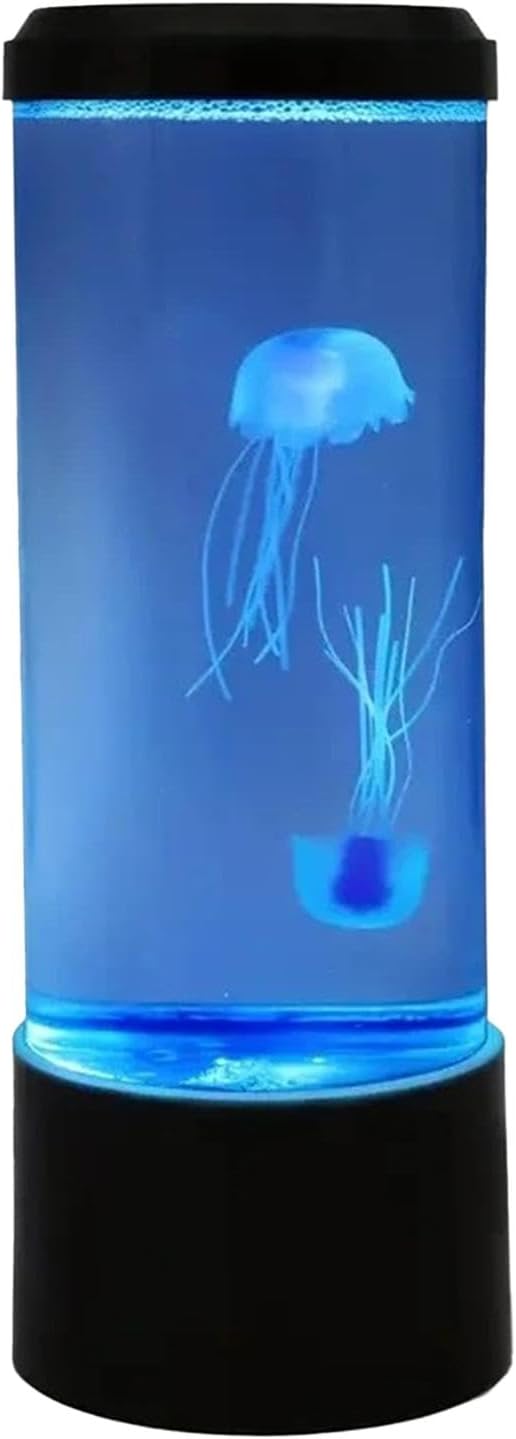 USB Jellyfish Light - Led Jellyfish Night Light, Electric Aquarium Mood Light | Electric Light Lamp with 7 Color Changing Feature for Bedroom, Home D?cor | Relaxing Night Light for Any Room