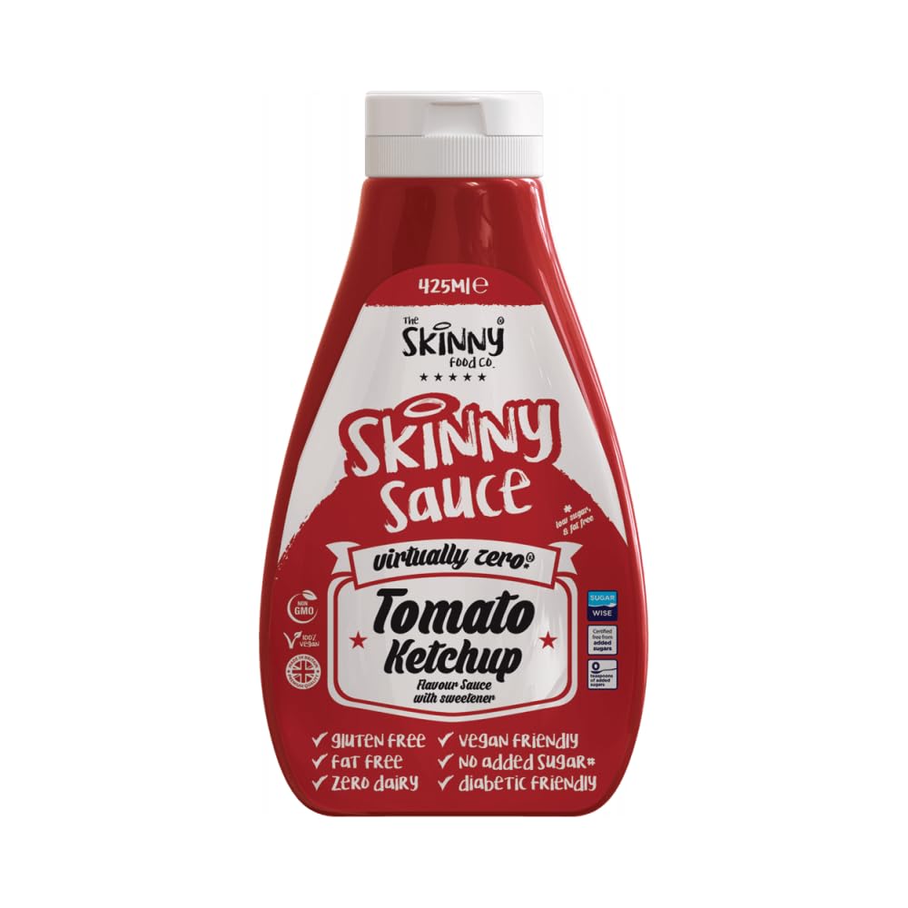 Tomato Ketchup Virtually Zero© Calorie Skinny Sauce - 425ml