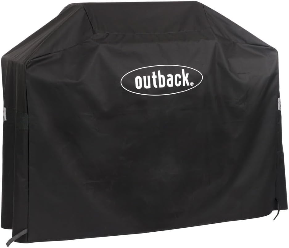 Outback Vented Cover 4 Burner Meteor/Jupiter/Apollo/Saturn (OUT371065), Black