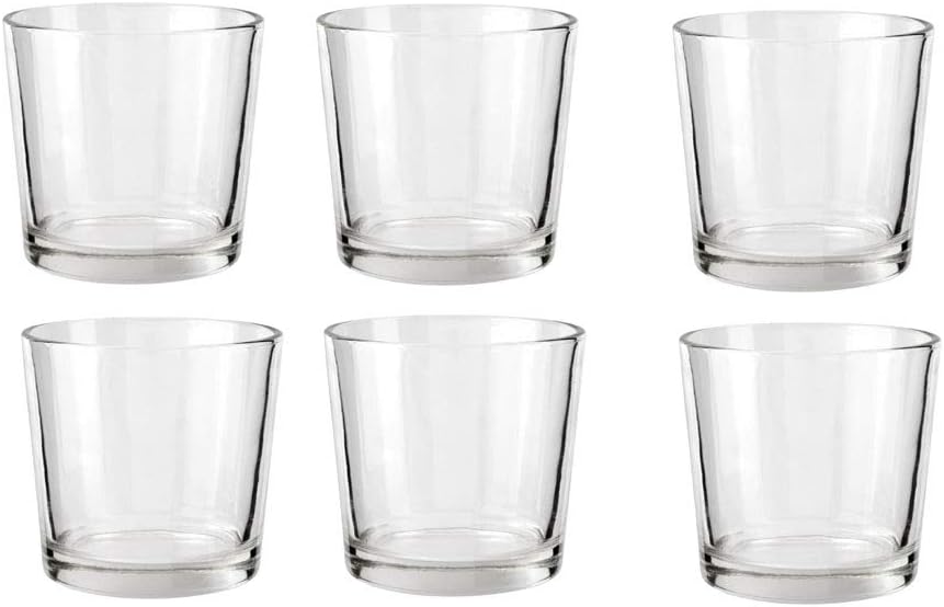 6 x 255ml Glass Drinking Water Juice Tumblers Glassware Set