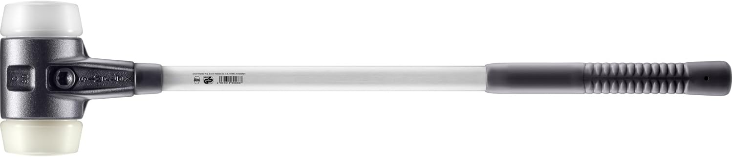 Halder 3778081 Superplastic/Nylon Sledge Hammer with Cast Iron Housing, Multi-Colour, 80 mm