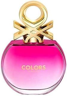 Benetton Colors De Rose Eau De Toilette Spray for Women, 2.7 Ounce