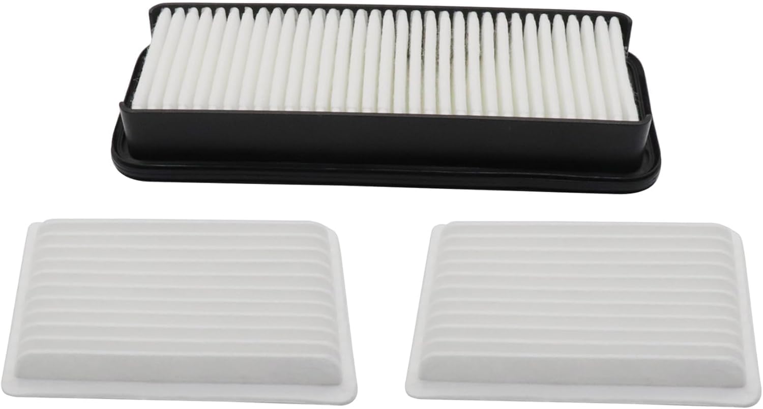 XQSMWF Cabin Air Filter Kit Compatible with Kubota Tractor SVL75-2C SVL75C SVL90-2C M6040 M7040 L3240 L4060 L4240 L4740 B2650 B3000 B3030 B3350 Cabin Replce T1855-71600 6A671-75090 014520-0804