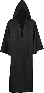 Jila Men Knight Gothic Fancy Dress Halloween Masquerade Cosplay Costume Robe Cloak