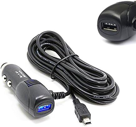 Dash Cam Power Lead, 12V to 5V Mini USB Charging Cable In Car Charger Adapter With USB 3.5m Wire Long DC 2A Power Supply Cable Cord For Dash Cam GPS Navigation DVR