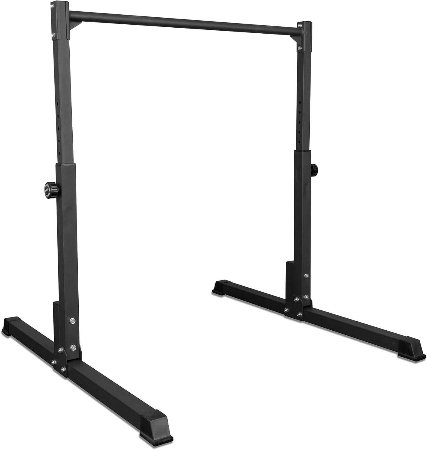 Gravity Fitness Calisthenics Static Bar for Home Gym Strength Training, Adjustable Height Front Lever Bar with Non-Slip Feet, Powder-Coated Grip for Bodyweight & Calisthenics Workouts