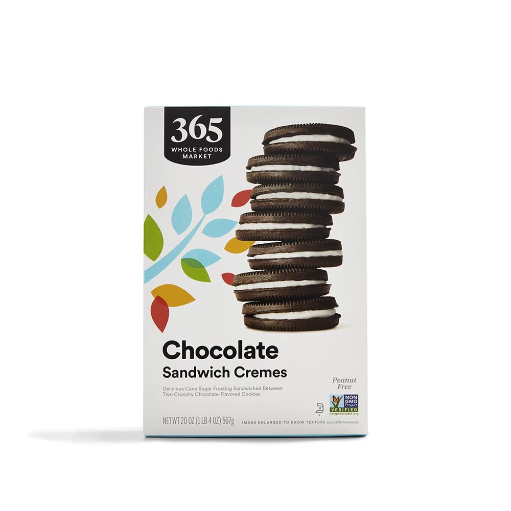 365 by Whole Foods Market, Chocolate Sandwich Creme Cookies, 20 OZ
