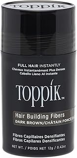 Toppik Hair Building Fibers, 12g Fill In Fine or Thinning Hair Instantly Thicker, Fuller Looking Hair 9 Shades for Men & Women