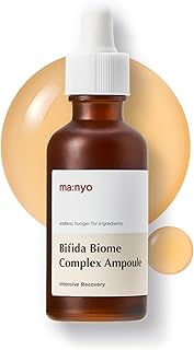 MANYO FACTORY Bifida Biome Complex Ampoule 1.7 fl oz (50ml) Korean Skincare, Facial Skin Rejuvenating, with 10-types-of Hyaluronic Acid, for Women and Men