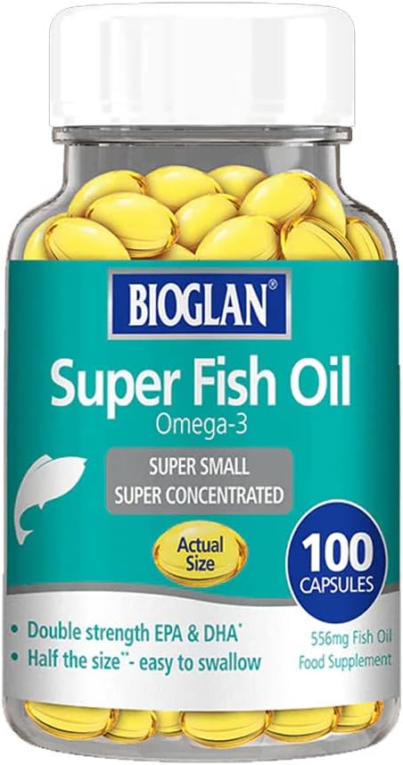 Bioglan Super Fish Oil | EPA | DHA | helps Support Heart & Cardiovascular Health | 100's