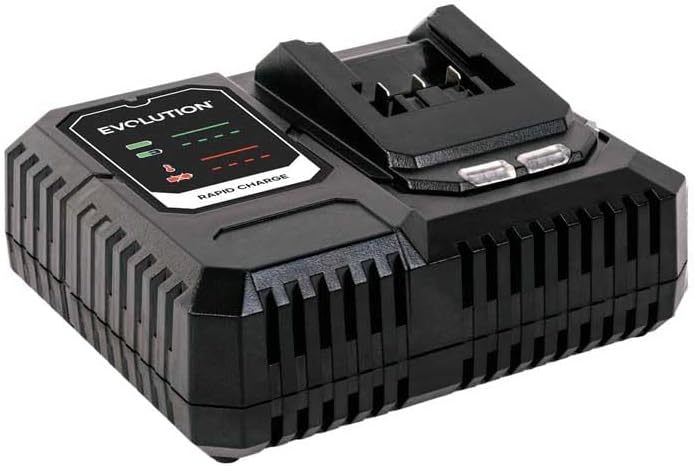 Evolution Power Tools R18RCH-Li1 Single Port Fast Charger for EXT Lithium Ion (Li-Ion) Battery Packs For Cordless Tools
