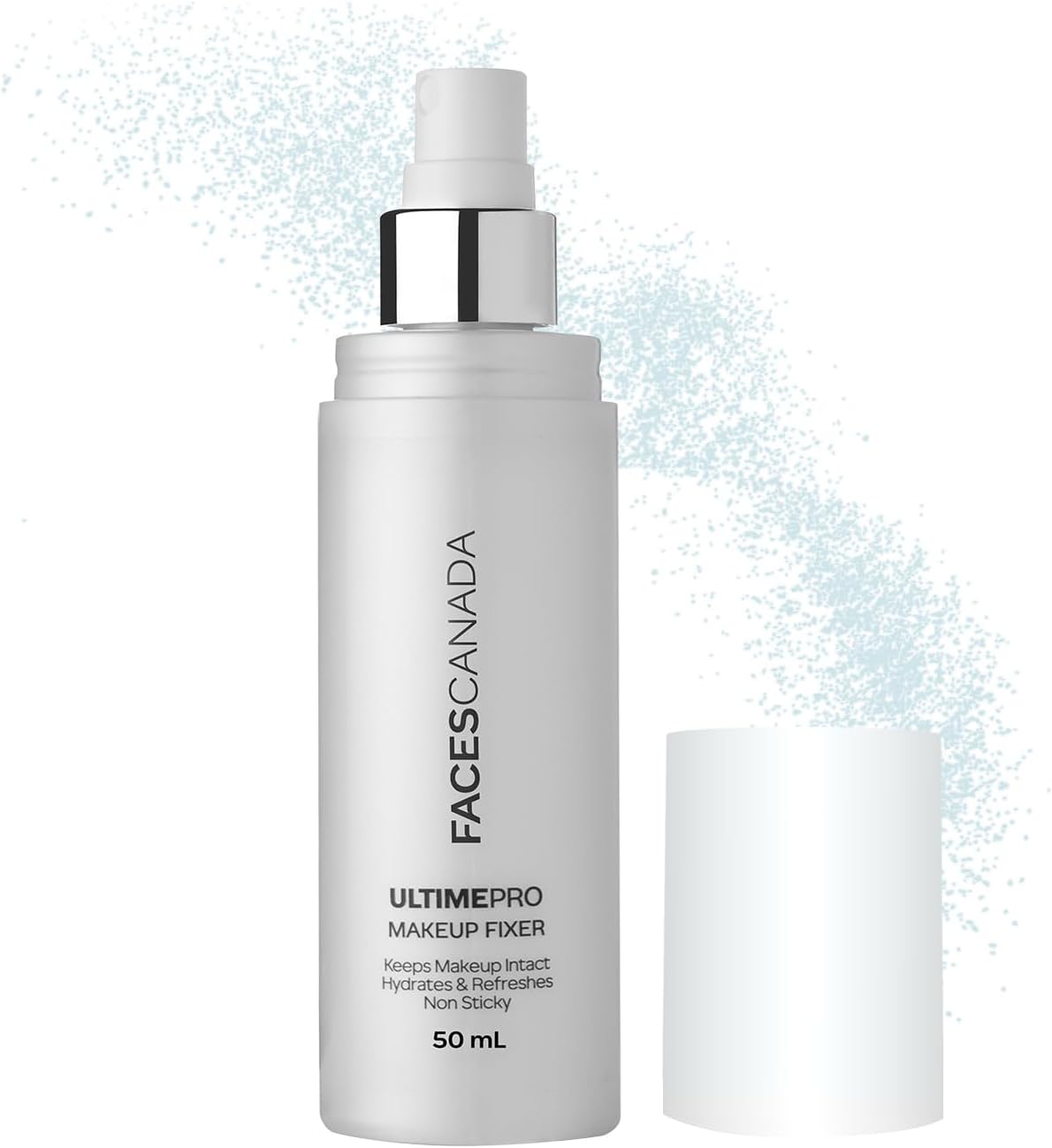 FACESCANADA Ultime Pro Makeup Fixer, 50 Ml | Long Lasting Setting Spray | Keeps Intact | Hydrates, Soothes & Refreshes Skin | Hyaluronic Acid & Vitamin E Enriched | No Alcohol