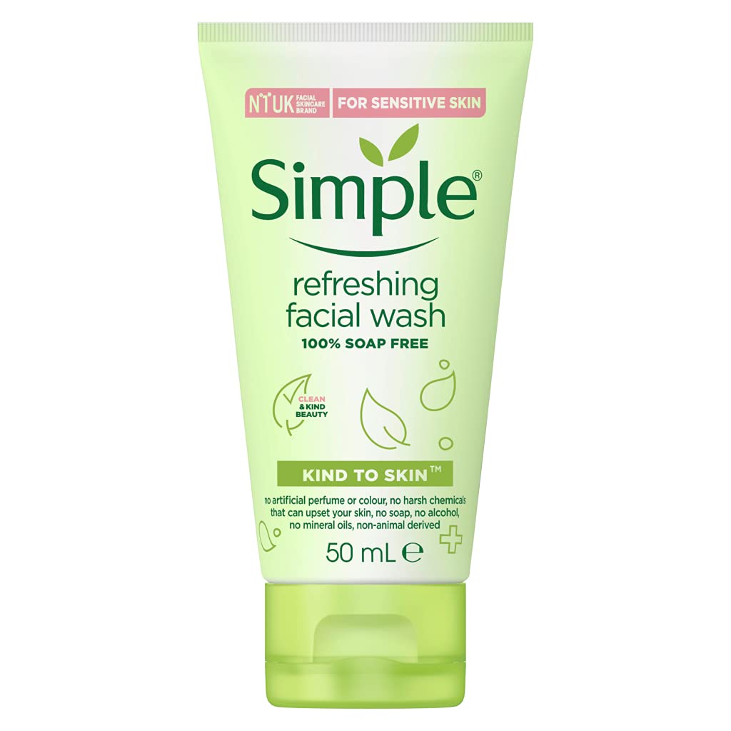 Simple Kind to Skin Refreshing Facial Wash Gel (50ml)