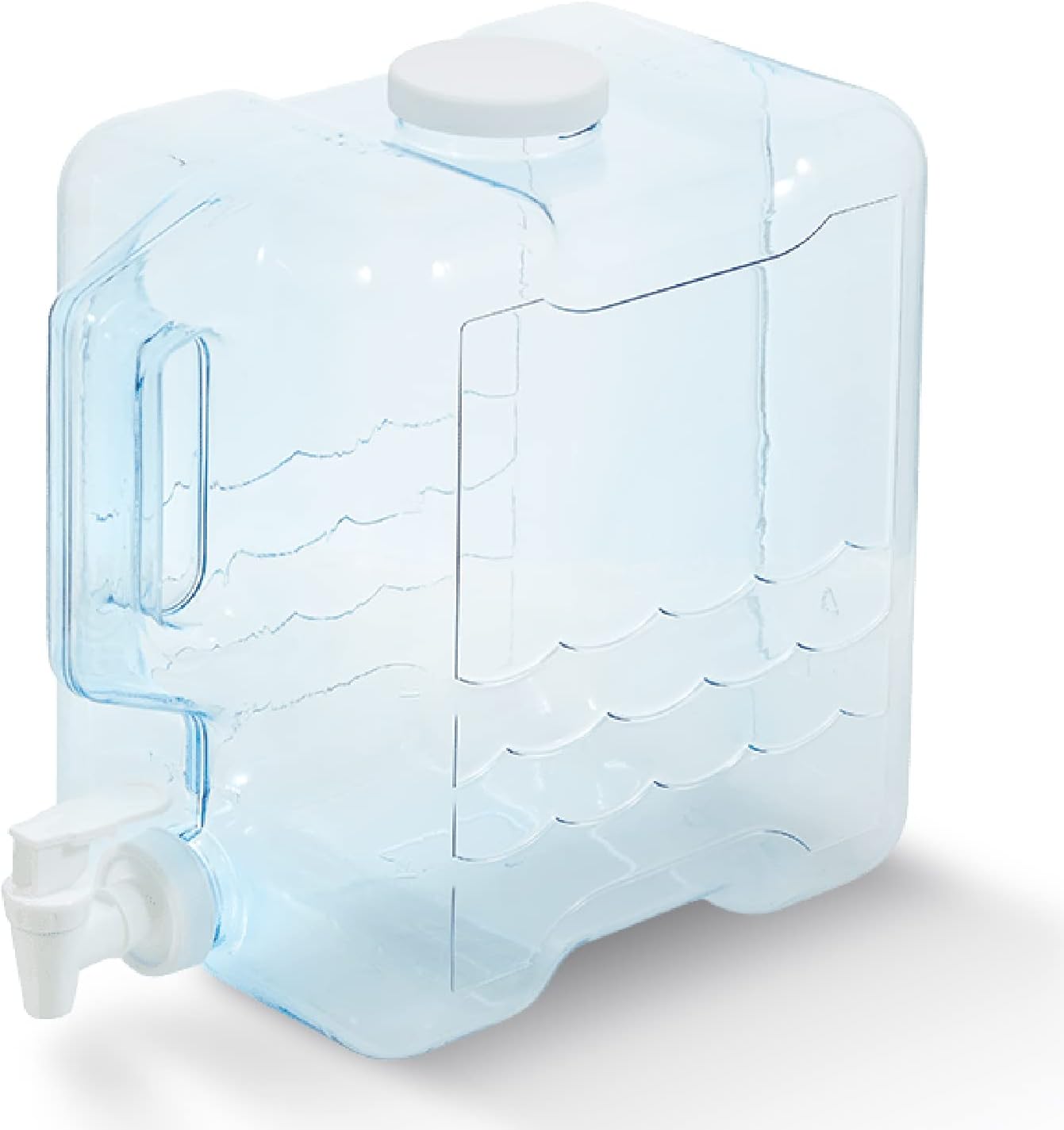 Arrow Home Products 2 Gallon Drink Dispenser for Fridge - Plastic Beverage Dispenser with Spigot for Easy Dispensing - BPA Free Plastic - Convenient Handle, Easy-Pour Spout
