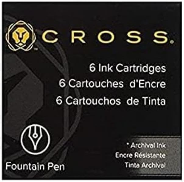 Cross Fountain Pen Refill - Blue (6 Cartridges)