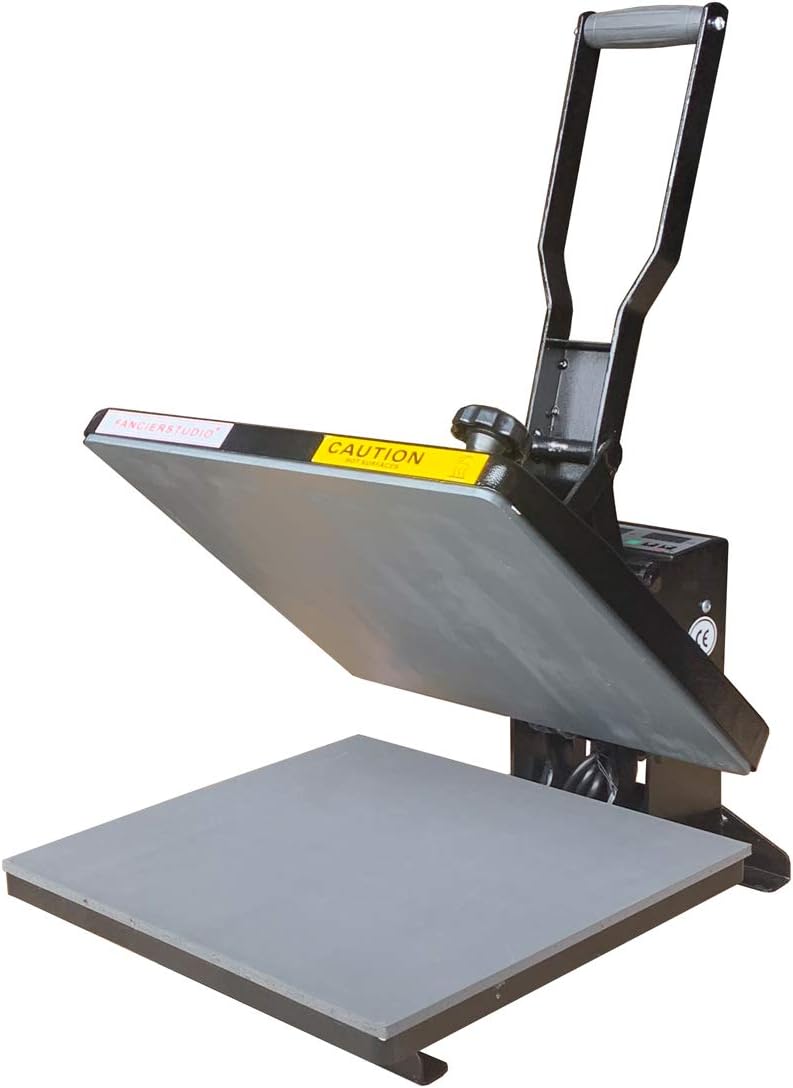 Fancierstudio 15x15 Sublimation Heat Press - New Model FS15x15A with Rhinestone T-Shirt Press