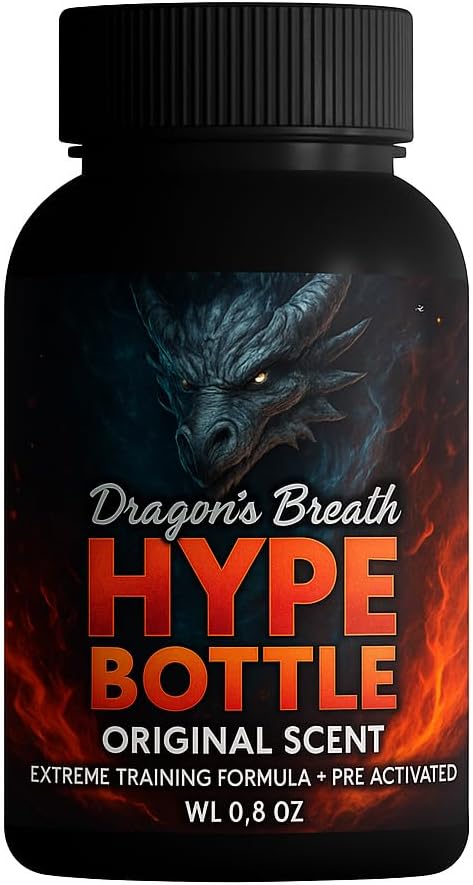 Dragon’s Breath Un Activated Air Boost Bottle – 100g Focus Enhancer for Intense Training, Strength Sports & Motivation | Pre-Use Activation Required