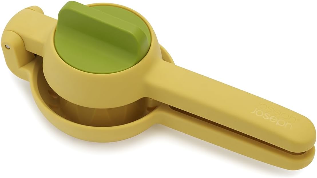 Joseph Joseph JuiceMax Dual-Action Citrus Press, Lemon Lime Orange Juicer, 4