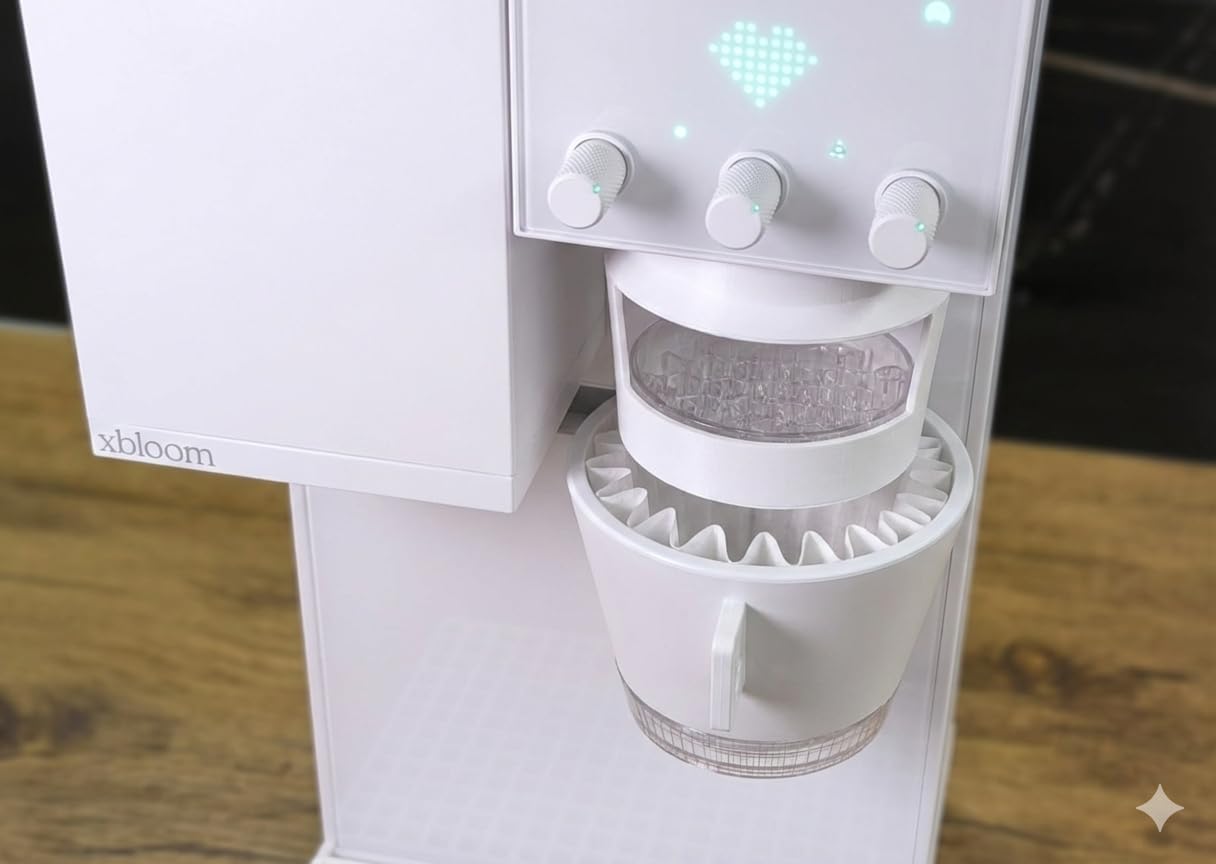 NextBloom Drip assist holder compatible with xBloom Studio and Melodrip, Cafemasy, White