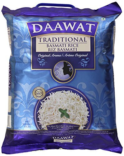 Daawat Traditional Basmati Rice, 10 Pound Packaging may vary-SET OF 2