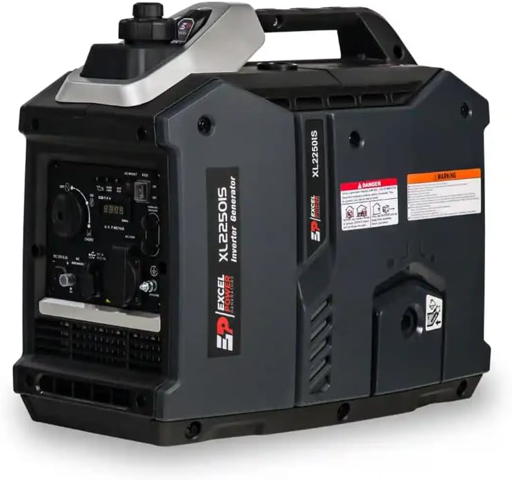 Excel Power 2kW Portable Petrol Inverter Generator Ideal For Camping, Fishing, Motorhome, Caravan, Outdoor Adventure With 2 Year Warranty