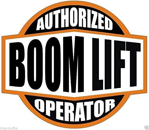 Authorized Boom Lift Operator (LOT of 3) Sticker