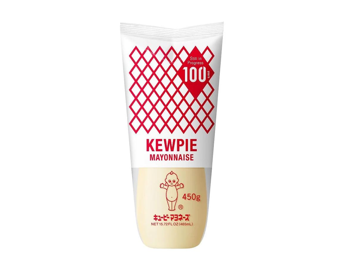Kewpie Mayonnaise, Product of Japan, Umami, 15.869oz Bottle | Authentic Japanese-style mayonnaise, rich egg yolk umami flavor, great for sandwiches, sushi, salads and dips