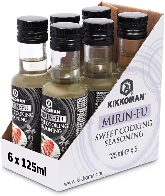 Kikkoman Mirin-fu Sweet Cooking Seasoning ,125ml, (Pack of 6)