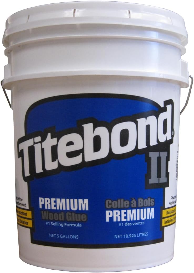 Titebond 5007 Premium Wood Glue Bottle, 5 gal