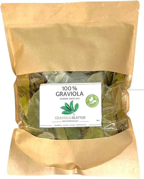100 g Premium Soursop leaves – New Harvest – Natural – Without Pesticides – Direct from the manufacturer Graviola.de