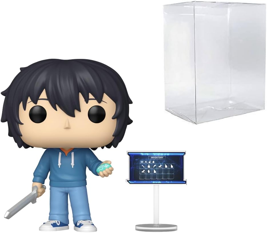 POP! Animation: Solo Leveling - Sung Jinwoo (E-Rank) with Inventory #1941 Exclusive Bundled with Compatible Box Protector Case
