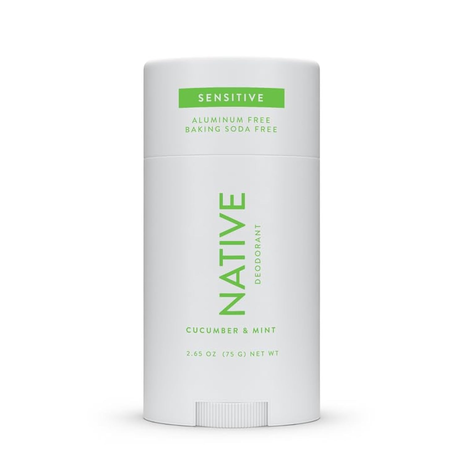 Native Sensitive Deodorant Contains Naturally Derived Ingredients, 72 Hour Odor Control | Deodorant for Women & Men, Aluminum Free with Baking Soda, Coconut Oil and Shea Butter, Cucumber & Mint